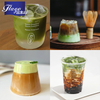 Matcha latte coffee 