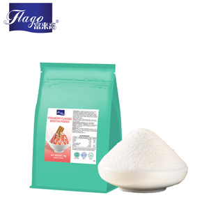 Strawberry-flavored smoothie powder