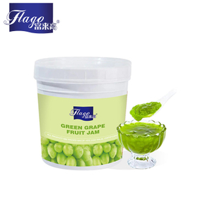 Green grape fruit jam