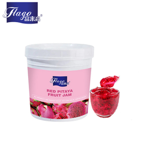 Red pitaya fruit jam