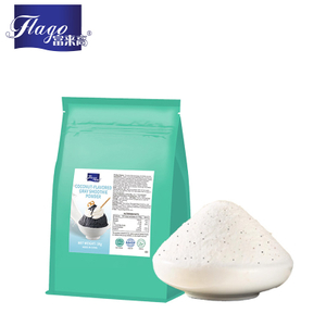 Black Coconut-flavored smoothie powder
